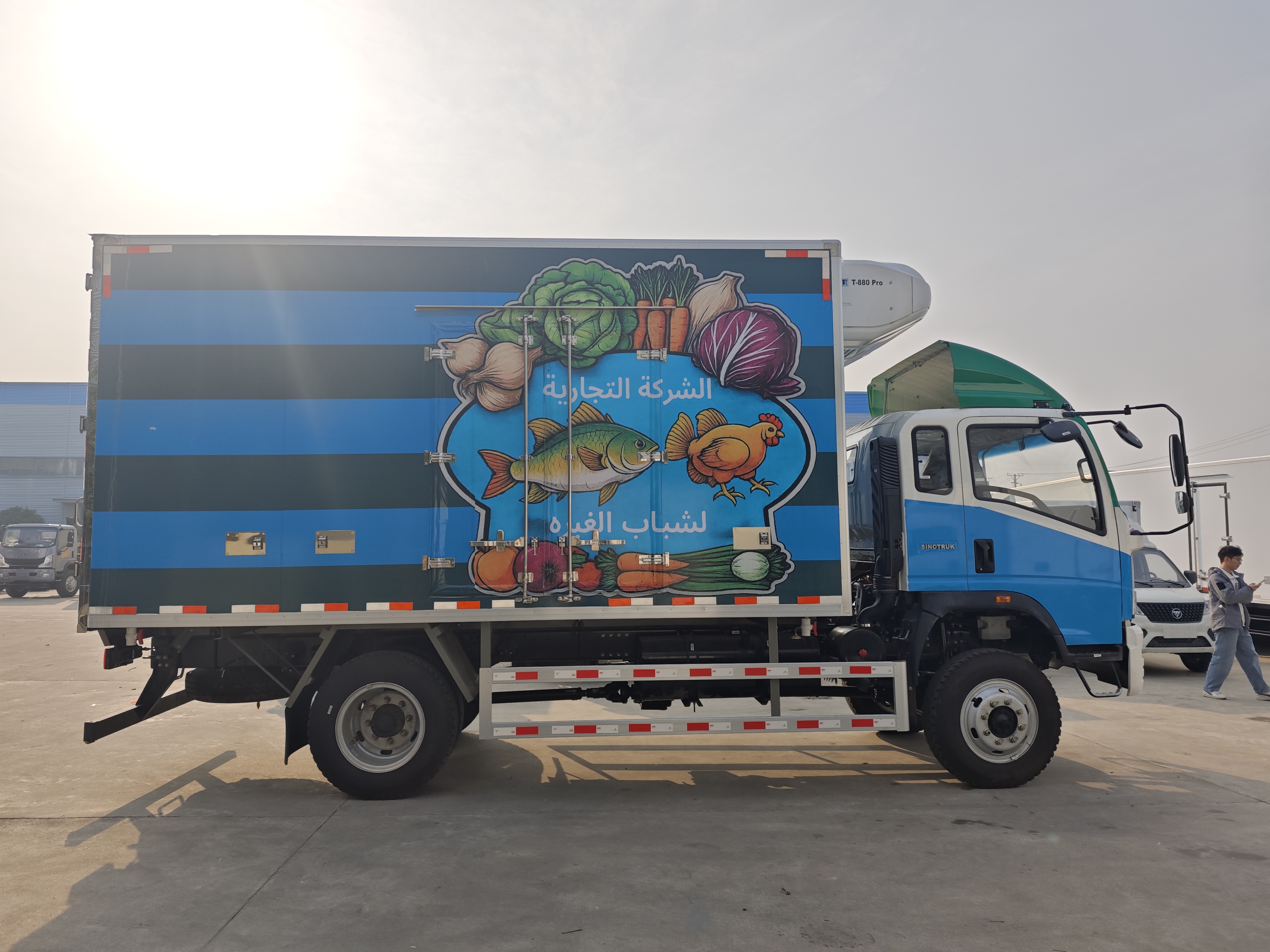 HOWO 4x4 Refrigerated Truck 11