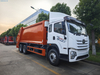 FAW 6x4 20cbm garbage compactor truck with rear winch