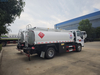 Side view of ISUZU fuel tanker truck with 5000L tank capacity