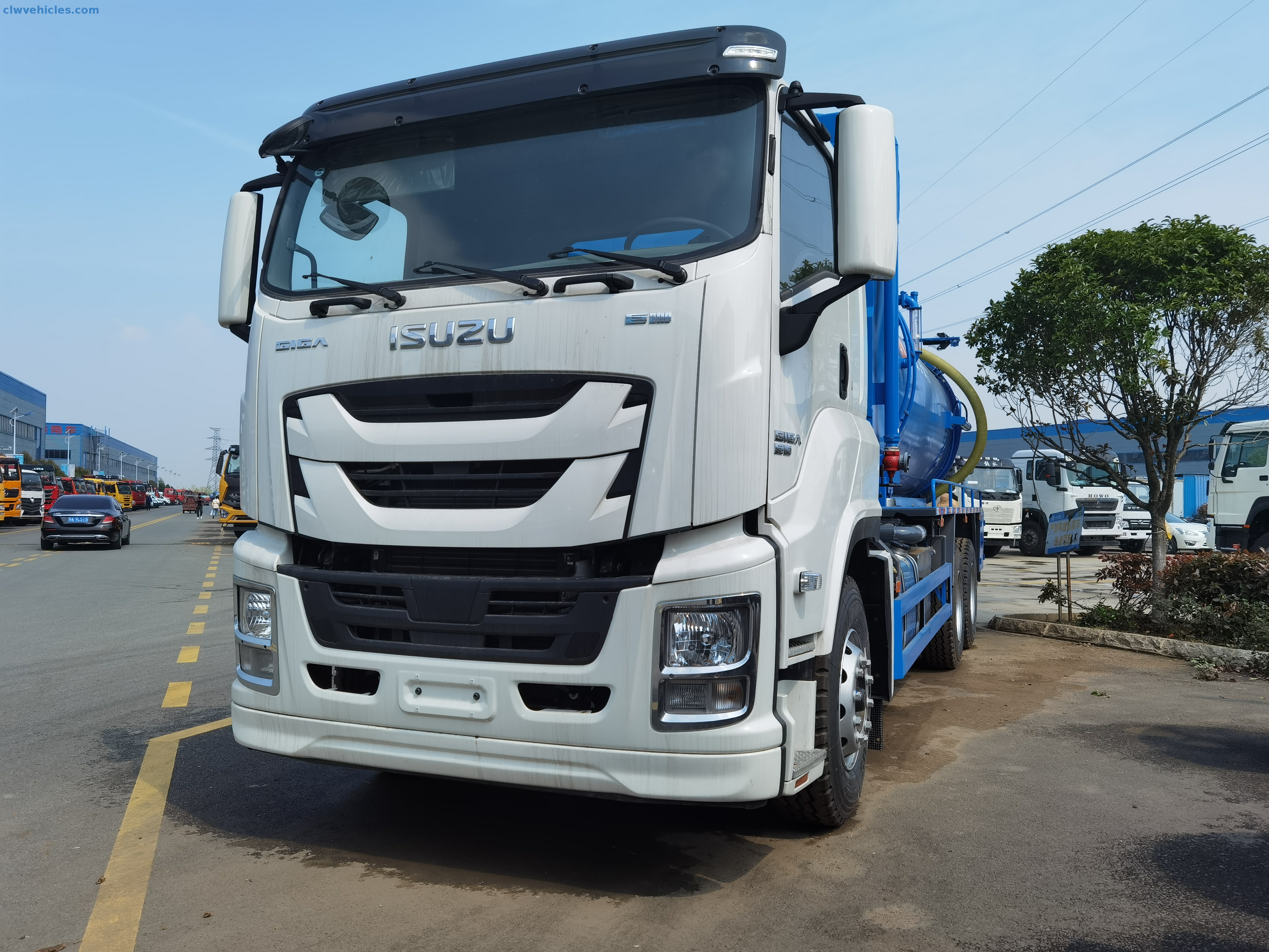 ISUZU GIGA 6x4 9.3cbm Cleaning Sewage Suction Truck