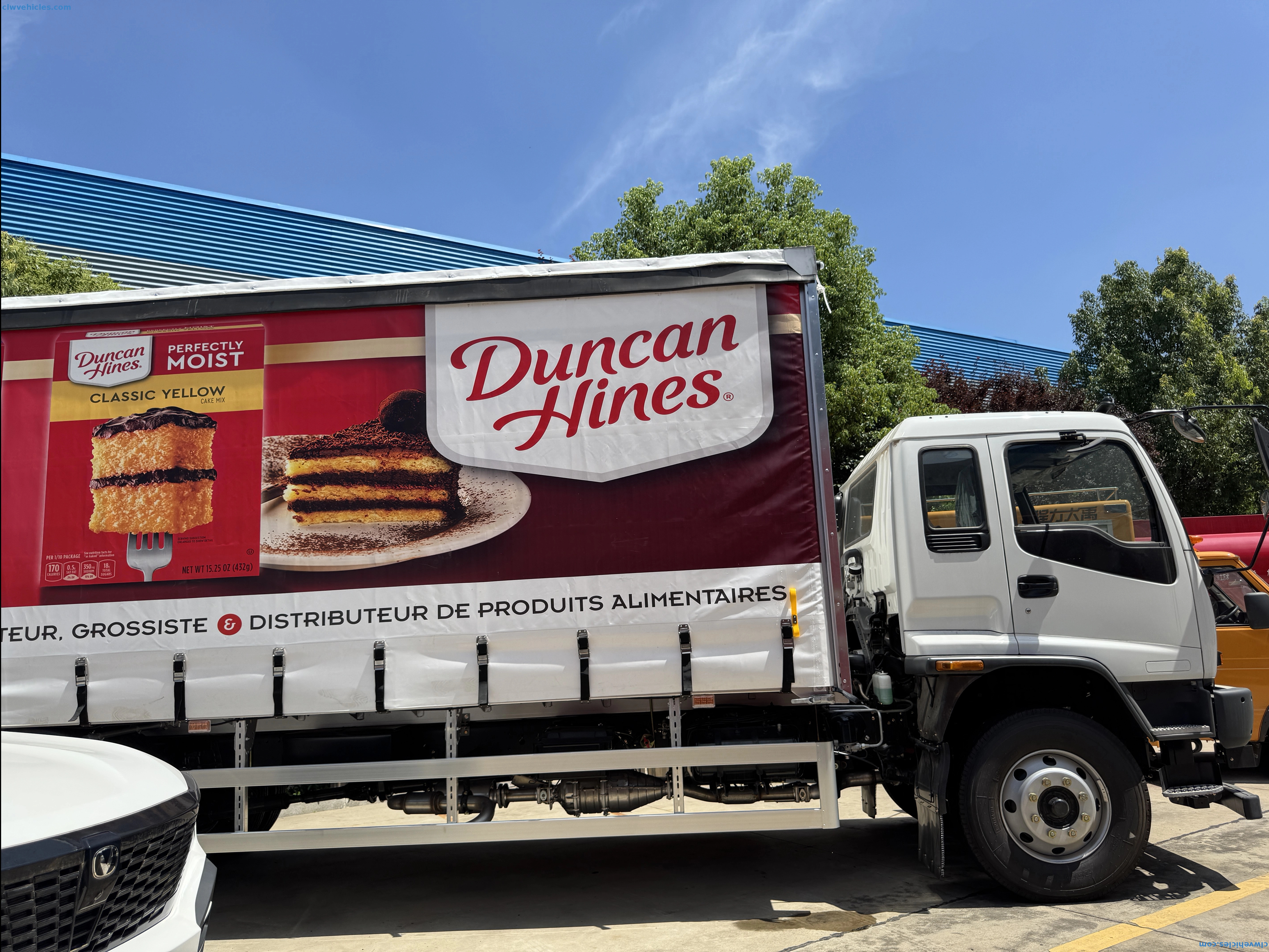 ISUZU FVR 4x2 Curtain Side Cargo Truck