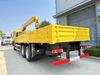 HOWO 6x4 Cargo Truck Mounted Telescopic Boom Crane
