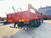 FAW 6x4 Cargo Truck Mounted Straight-arm Crane