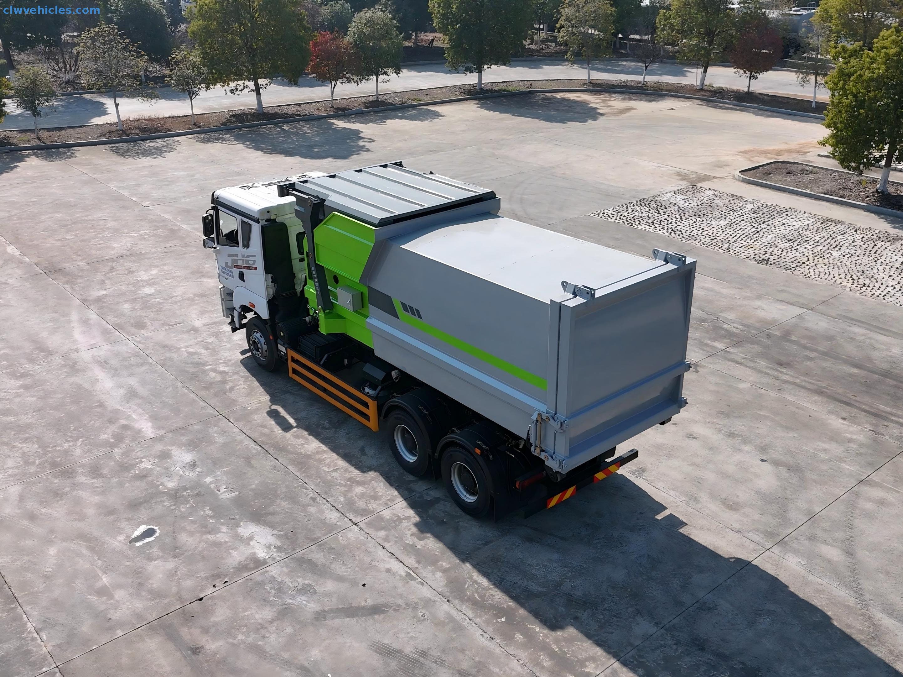 FAW JH6 6x4 Hook Arm Garbage Truck