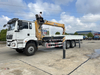 Shacman H3000 6x4 Cargo Truck Mounted Telescopic Boom Crane