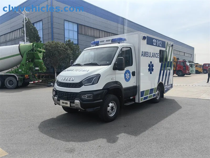Iveco 4x4 Diesel Ambulance Medical Hospital Monitoring Emergency Vehicle for Sale Ambulance for Sale