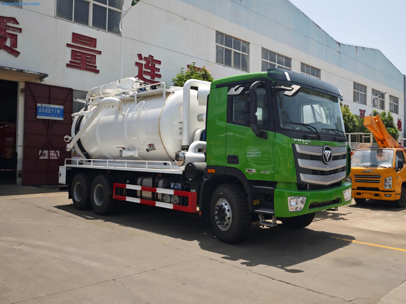 Foton Aumark 6x4 Sewer Cleaning Vacuum Truck