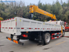 FAW 4x2 Cargo Truck Mounted Straight Arm Crane