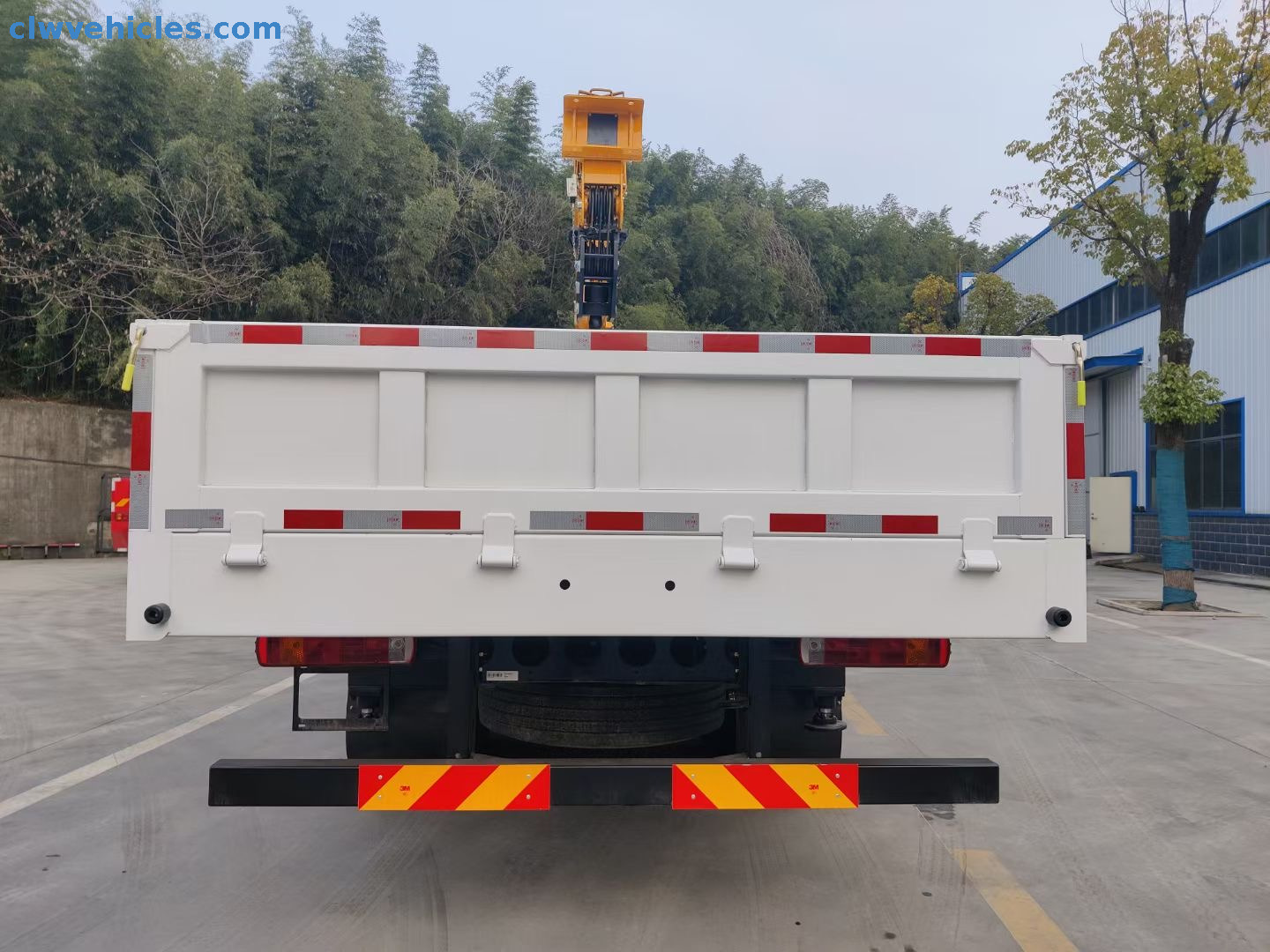 FAW 4x2 Cargo Truck Mounted Straight Arm Crane