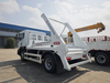CLW Group Dongfeng swing arm garbage truck Euro 6 engine