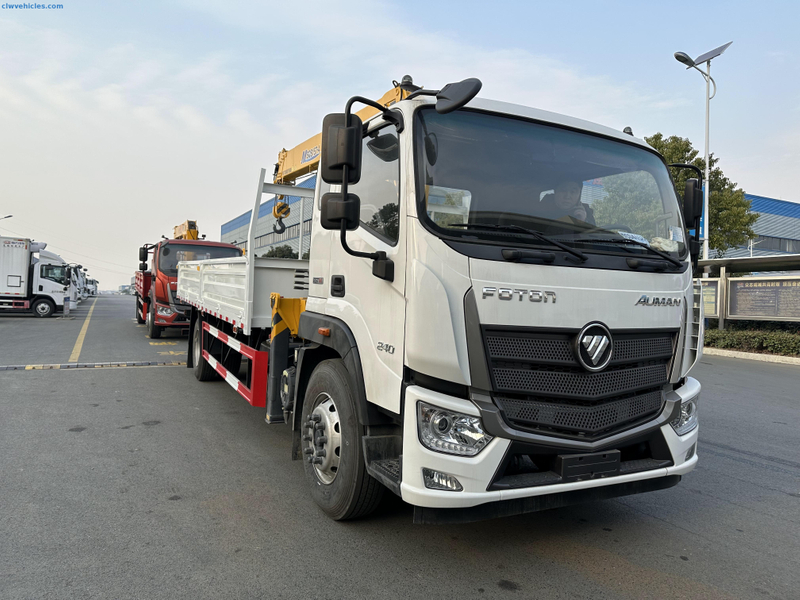 Foton Aumark 4x2 Telescopic Boom Truck Mounted Crane