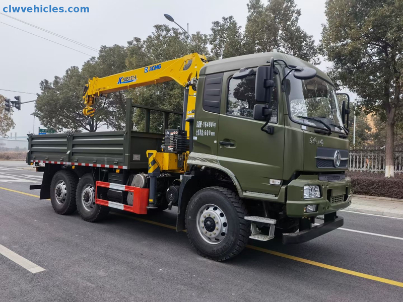 Dongfeng 4x2 XCMG 6.3Ton Telescopic Boom Truck Mounted Crane