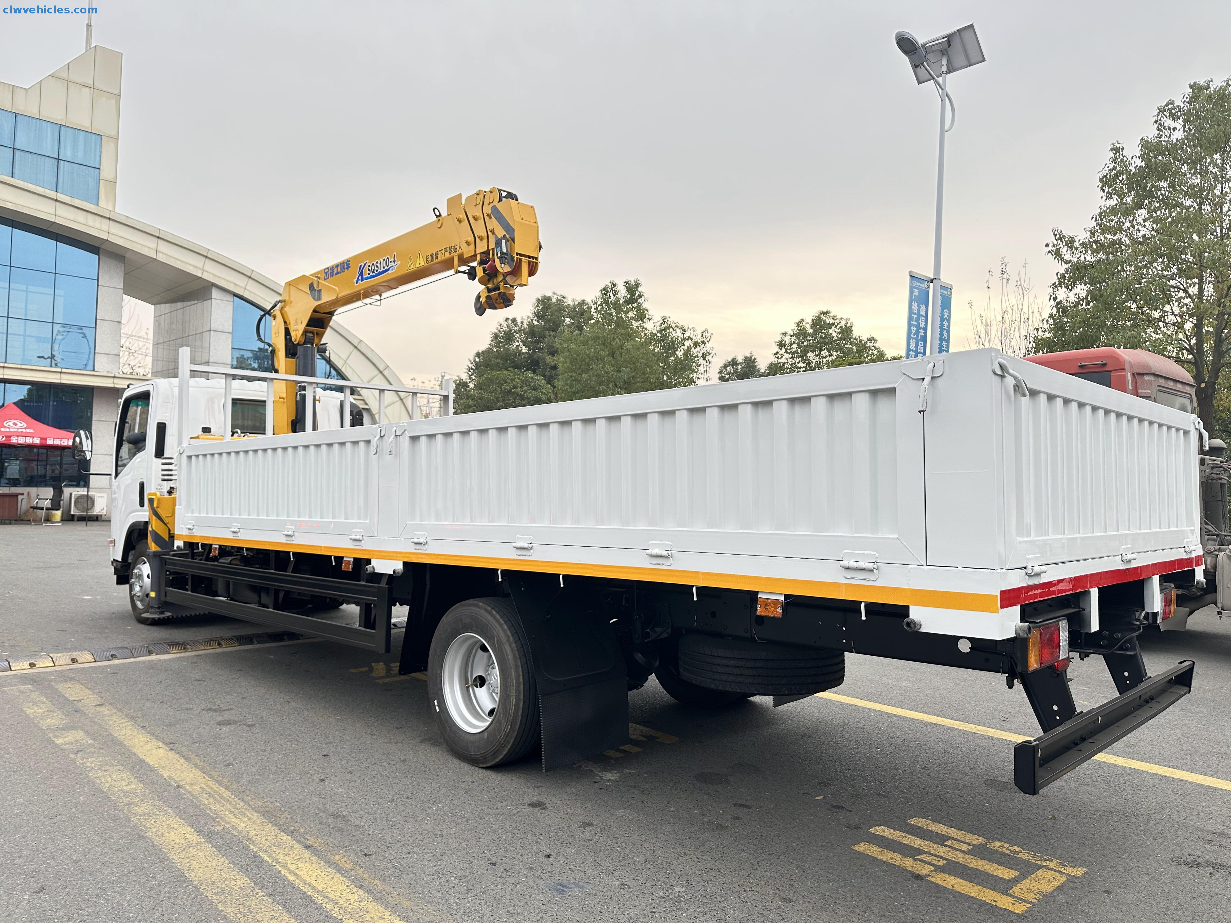 ISUZU GIGA 4x2 Cargo Truck Mounted Telescopic Boom Crane