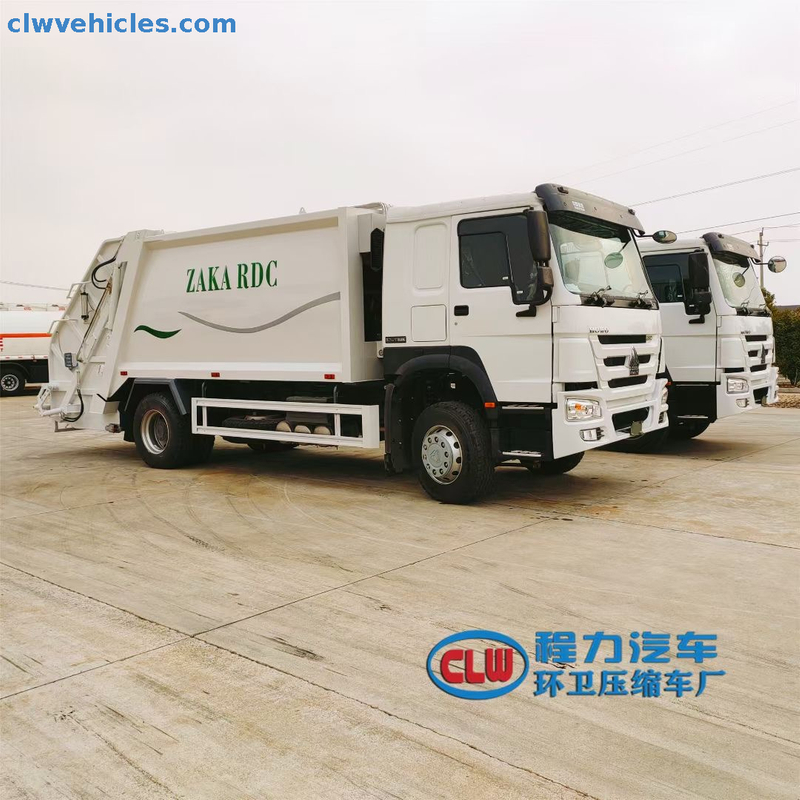 HOWO 210hp 4x2 12cbm Garbage Compactor Truck