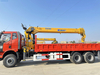 FAW 6x4 Cargo Truck Mounted Straight-arm Crane